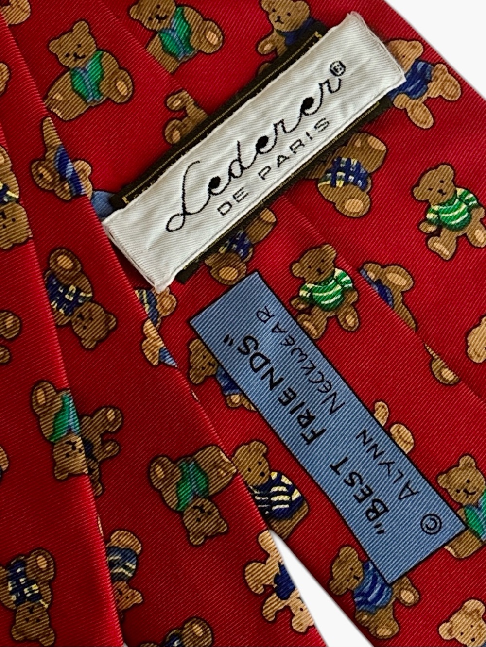 LEDERER DE PARIS silk tie